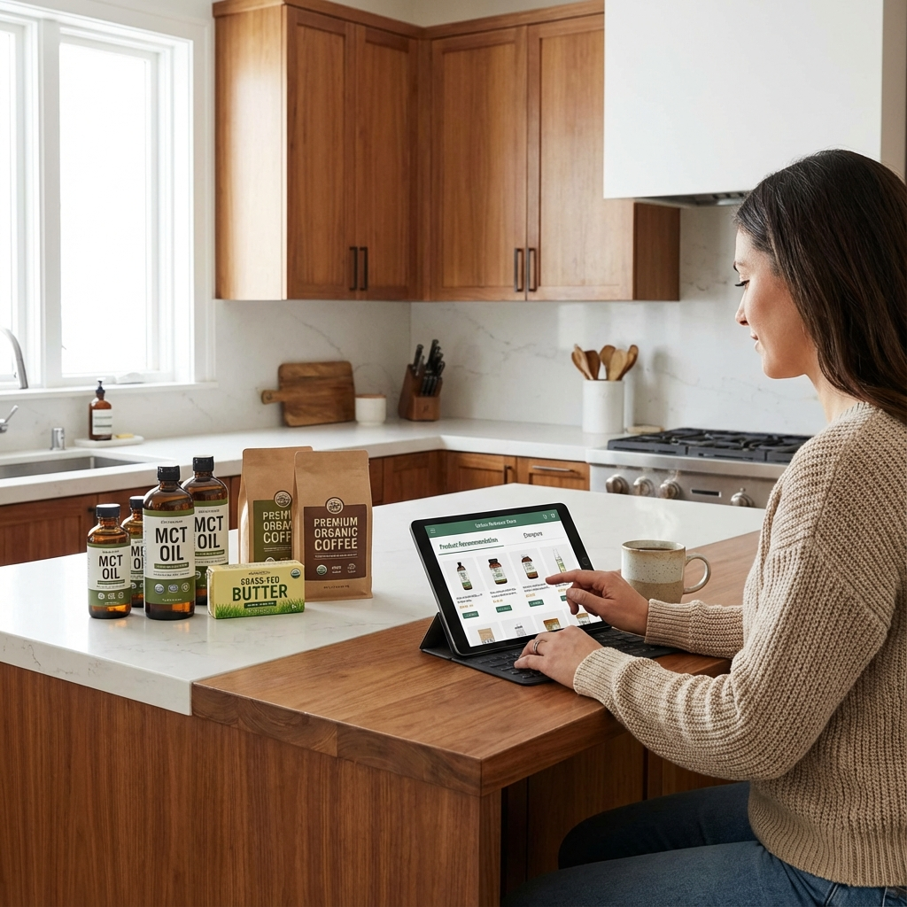 Keto Kaffee Zutaten zum Kaufen